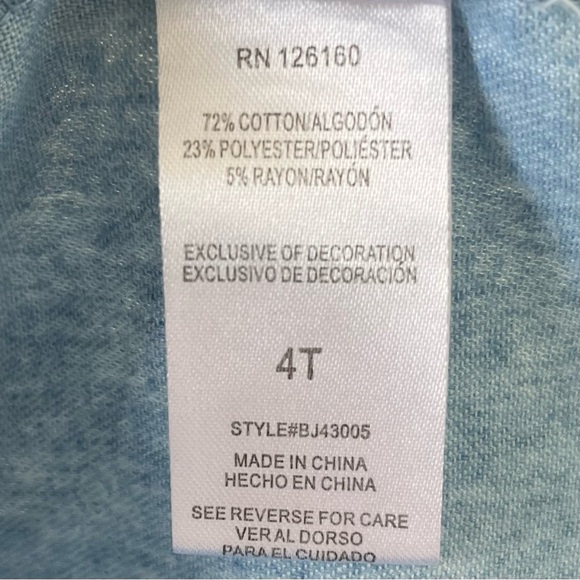 •Betsey Johnson• Embroidered Chambray Vest - Size 4T - Picture 6 of 8